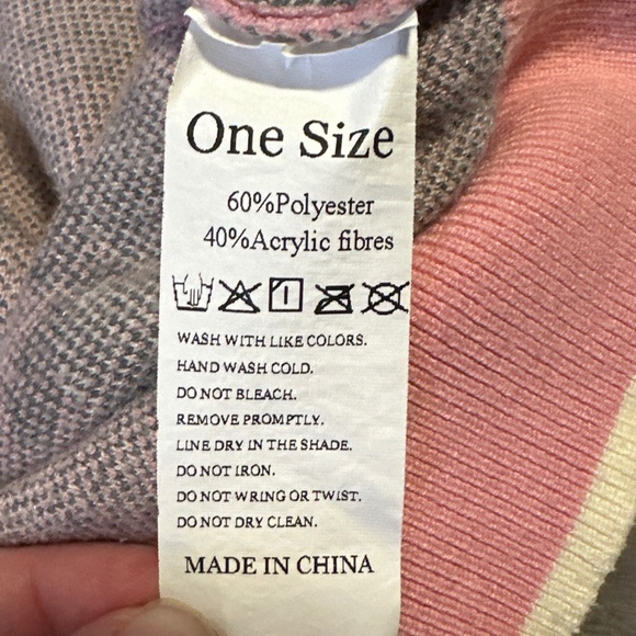 Soft Girl Kawaii Cardigan Pink Peaches Medium Coquette Cottagecore Y2K Granny - Picture 7 of 8